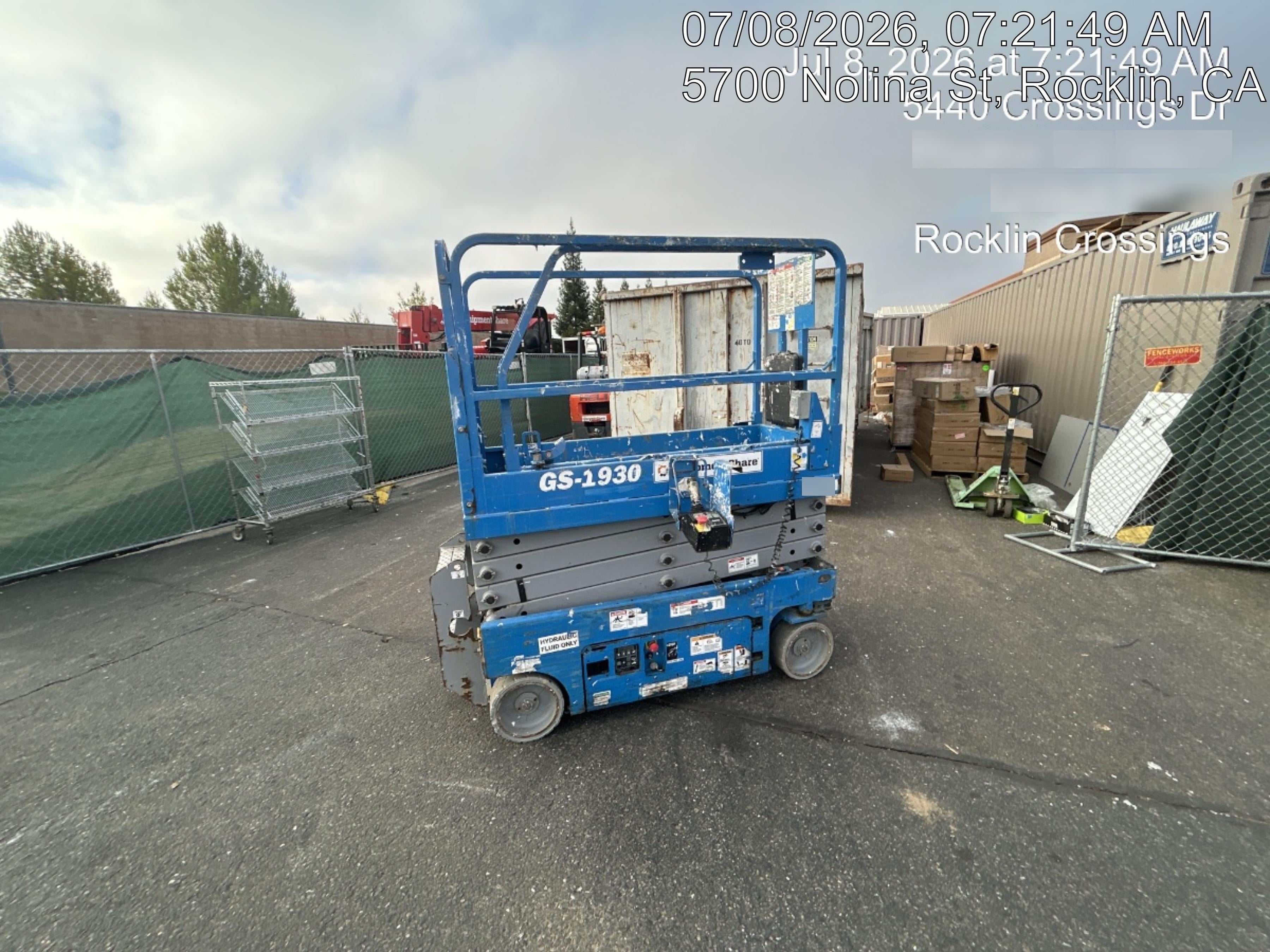 2019 Genie GS-1930 Half Height Swing Gate, 800W Inverter