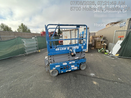 2019 Genie GS-1930 Half Height Swing Gate, 800W Inverter