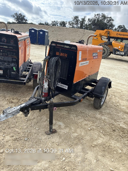 2021 Lincoln Electric Vantage 322 Vantage 322 Ready Pak 3 w/ Telematics & Decals, ORANGE (includes trailer, cable rack, fender light kit)