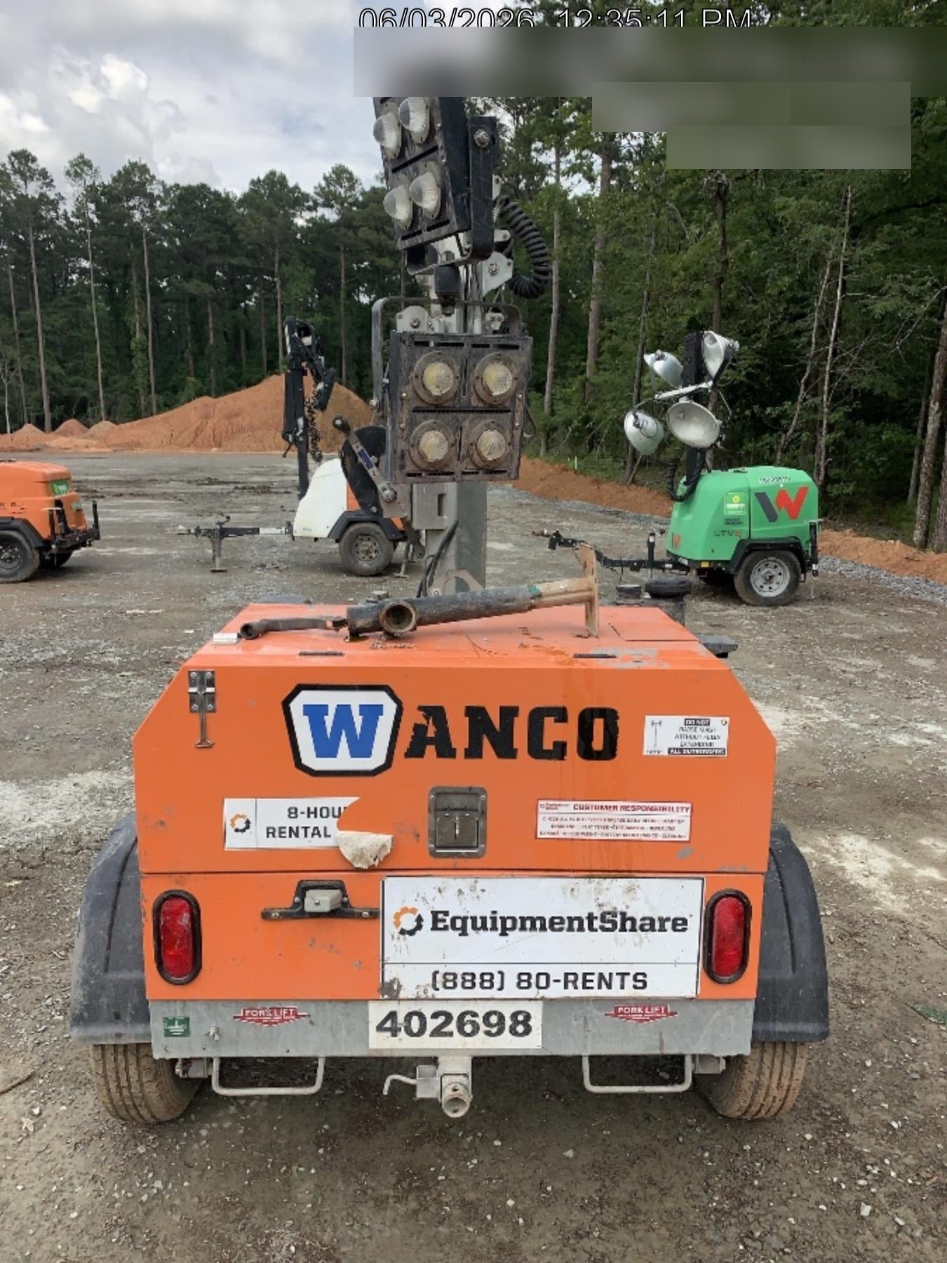 2024 Wanco WLTT-4MM4K Diesel, Deep Sea Controller, Shore Power Plug, Auto Start, (4) 350W LED Floodlights, 4kW Generator, 60 Gal Fuel Tank, 2" Ball, T3