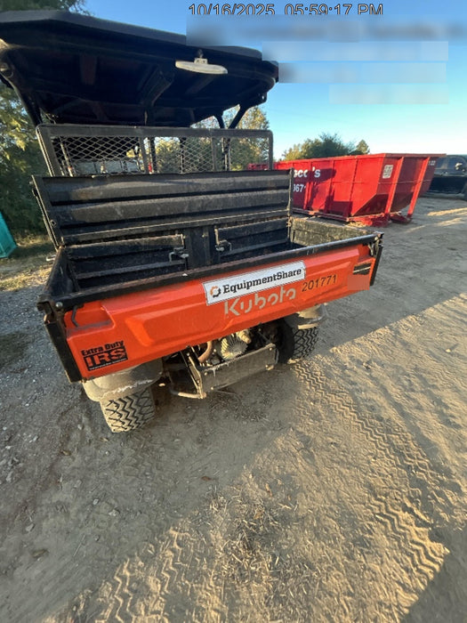 2022 Kubota RTV-X1140W-H Plastic Canopy, Windshield Acrylic Clear, LED Strobe Light, Wire Harness Kit, Back up Alarm