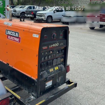 2022 Lincoln Electric LE400 Kubota V1505, Trlr, Cable Rack, Light Kit, ES Decals, T3