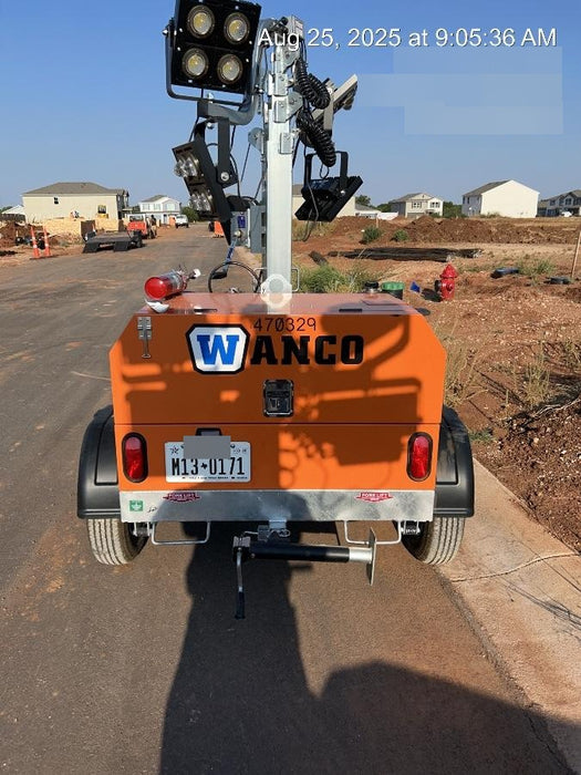 2024 Wanco WLTT-4MM4K Diesel, Deep Sea Controller, Shore Power Plug, Auto Start, (4) 350W LED Floodlights, 4kW Generator, 60 Gal Fuel Tank, 2" Ball, T3