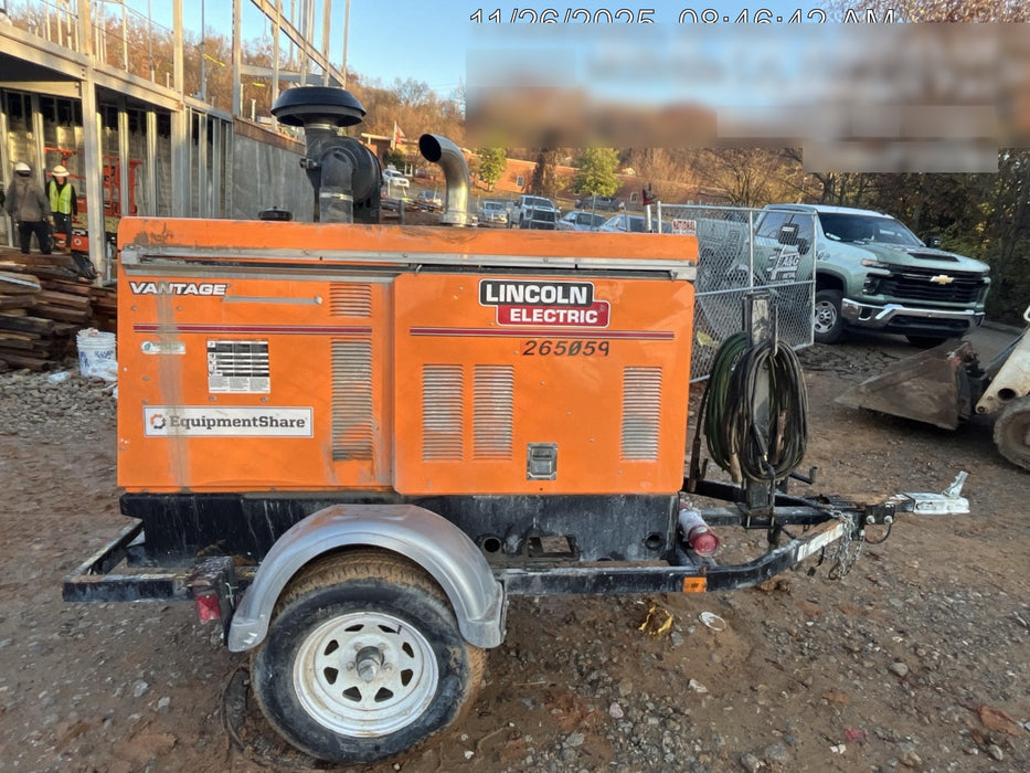 2022 Lincoln Electric Vantage 549X Crosslink Technology, Trailer Mounted, ES Decals, T3