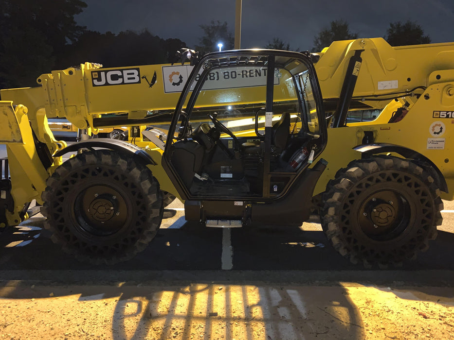 2020 JCB 510-56 Canopy, Solid Tires, Work Lights, Beacon, Aux Hydraulics, Back up Alarm, Lifting Eye, ES Decals