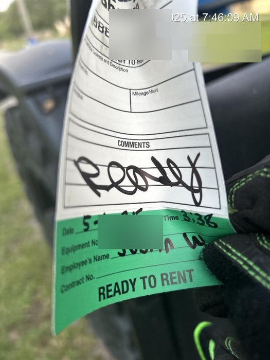 2018 Genie GTH-844 GTH-844 w/Open ROPS, Solid Tires, beacon/work lights, 60" carriage/forks