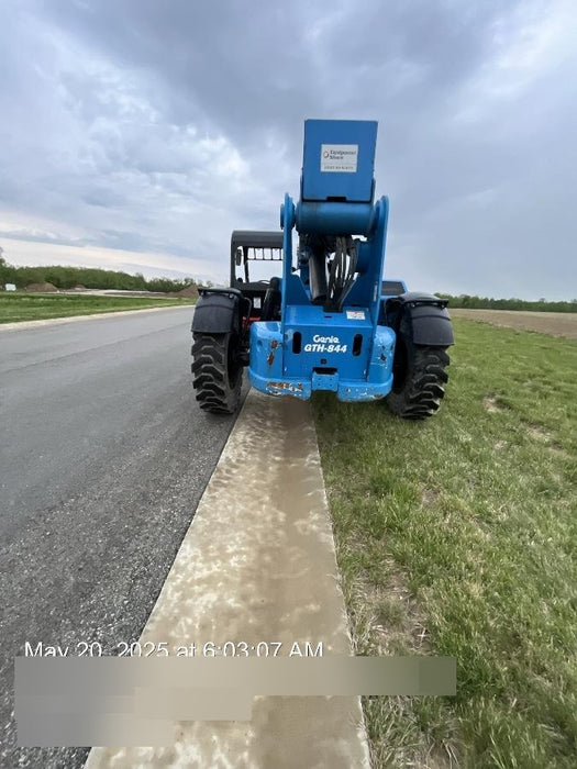 2019 Genie GTH-844 Canopy, Solid RT Tires, LED Work Lights, Beacon 60" QA Carriage, 48" Forks