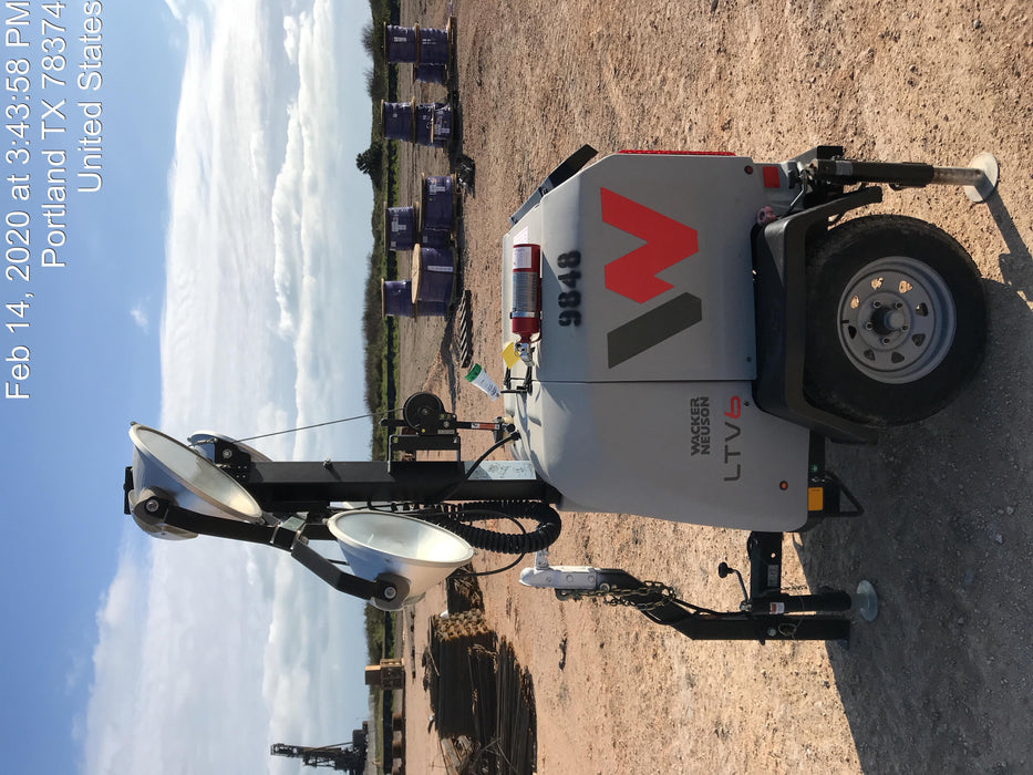 Wacker Neuson LTV6K-MH Wacker Neuson LTV6K Towable Light Tower