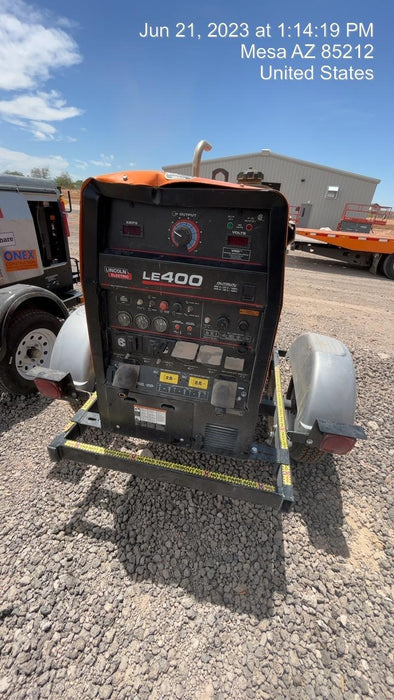 2022 Lincoln Electric LE400 Kubota V1505, Trlr, Cable Rack, Light Kit, ES Decals, T3