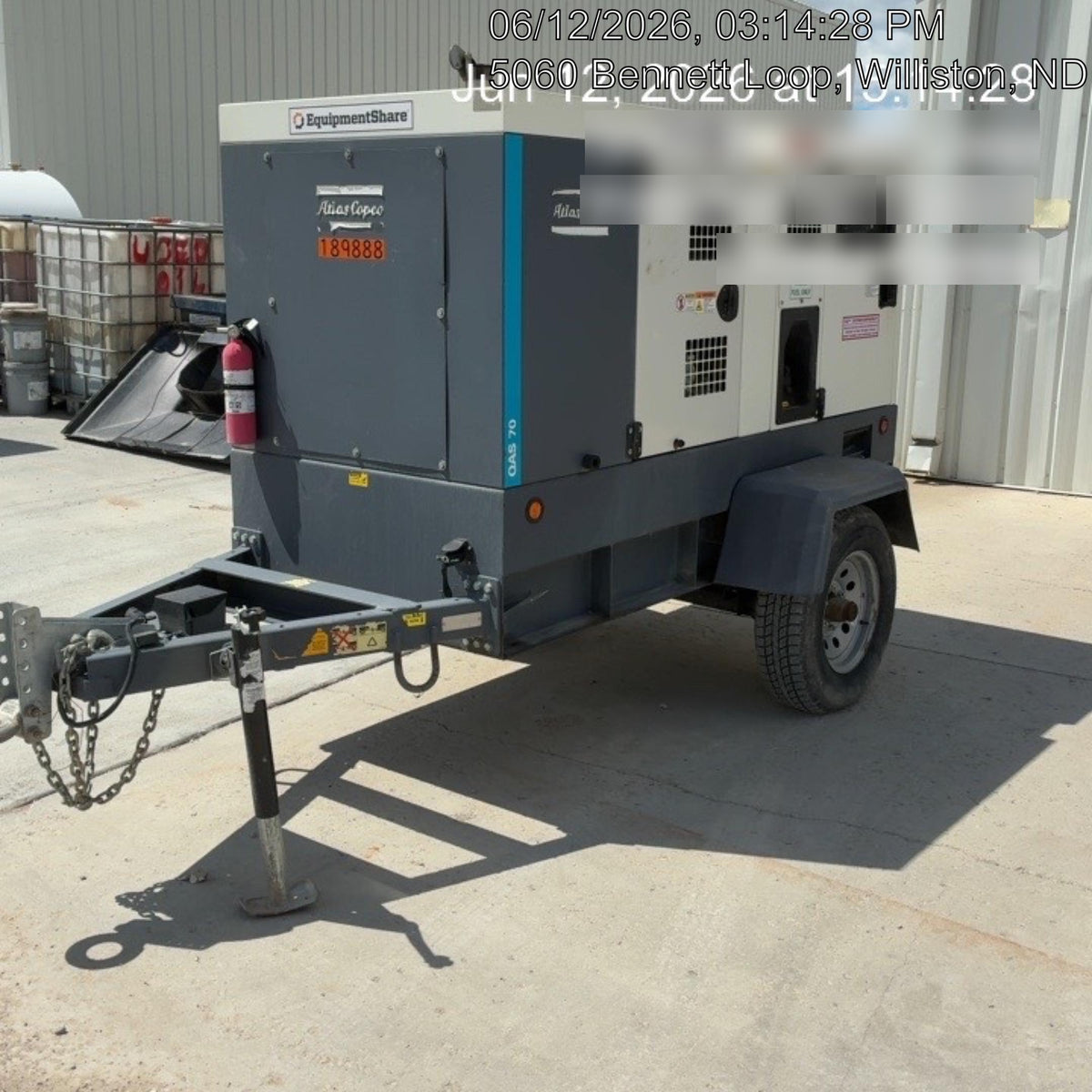 2021 ATLAS COPCO QAS 70