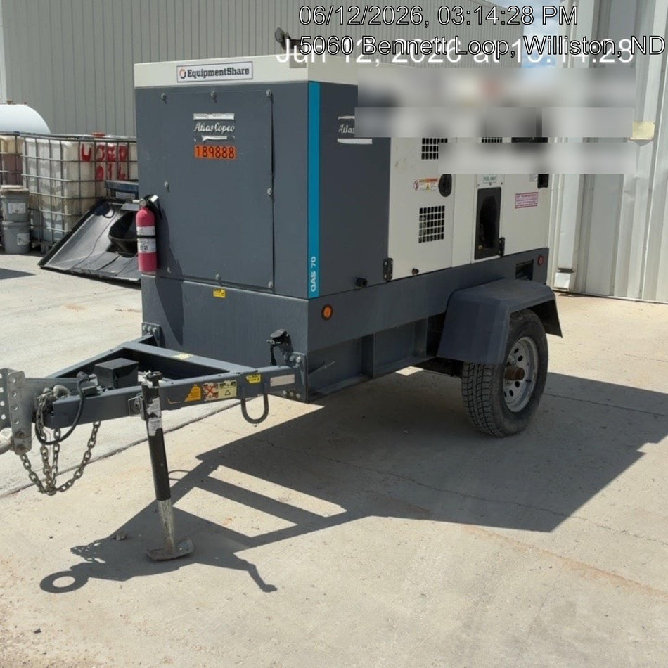 2021 ATLAS COPCO QAS 70