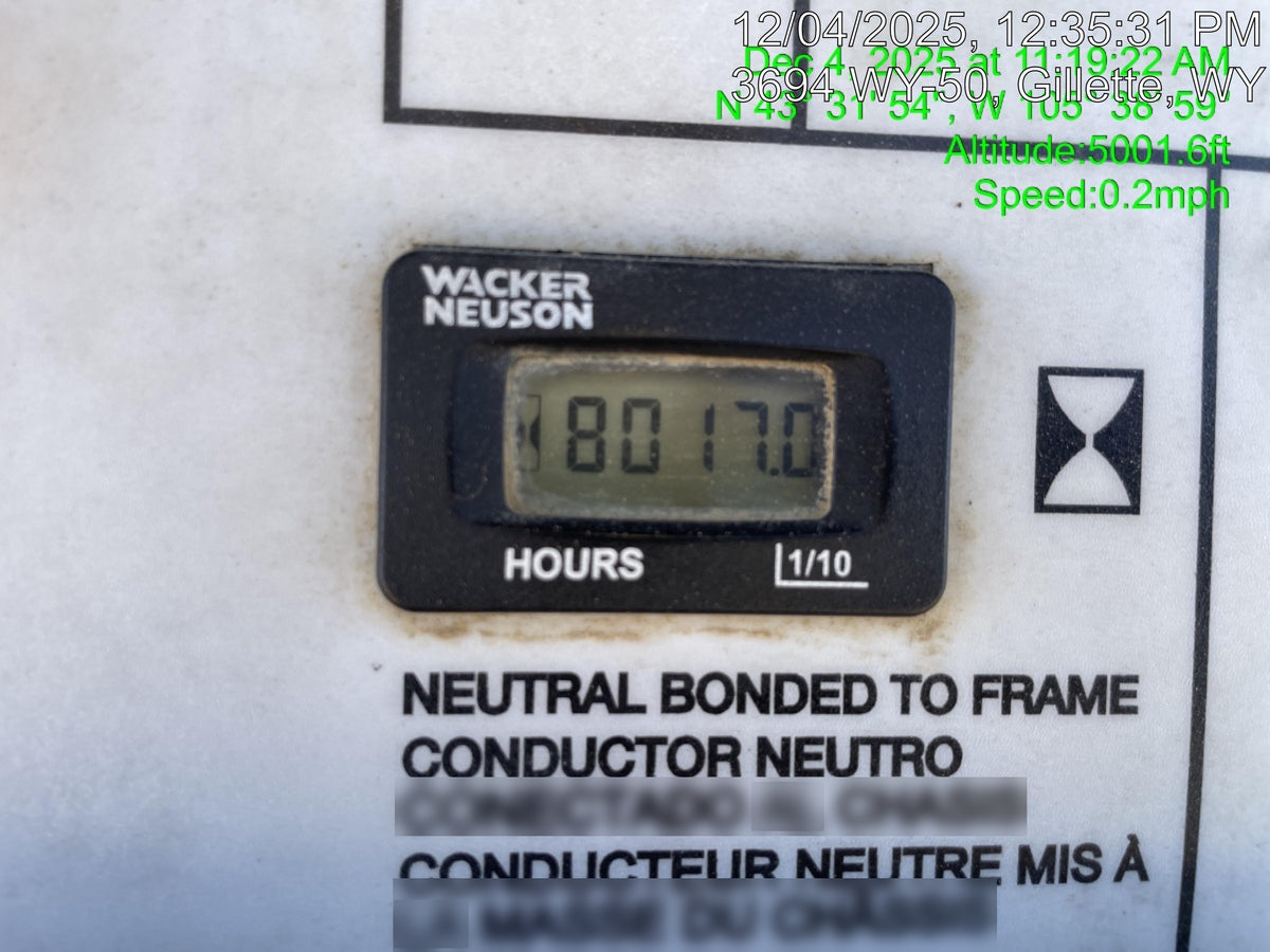 2018 Wacker Neuson LTV6L-MH Wacker Neuson LTV6L Mobile Light Tower w/Fuel Level Sensor Installed