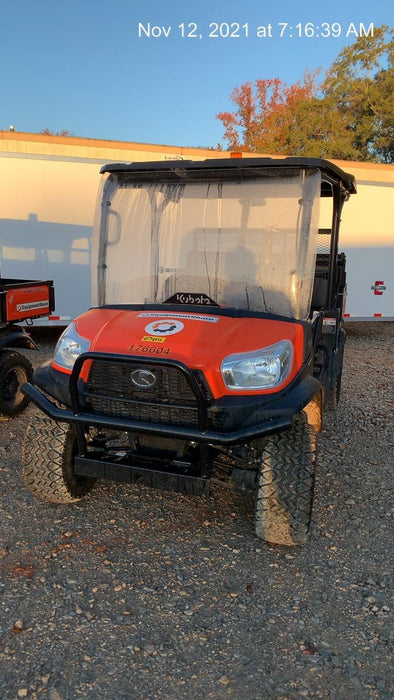 2021 Kubota RTV-X1140W-H Plastic Canopy, Windshield Acrylic Clear, LED Strobe Light, Wire Harness Kit, Back up Alarm