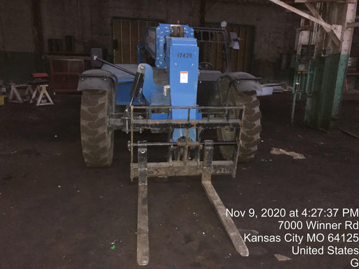 2018 Genie GTH-636 Genie GTH-636 w/Open ROPS, Solid Tires, beacon/work lights, 48" carriage/forks