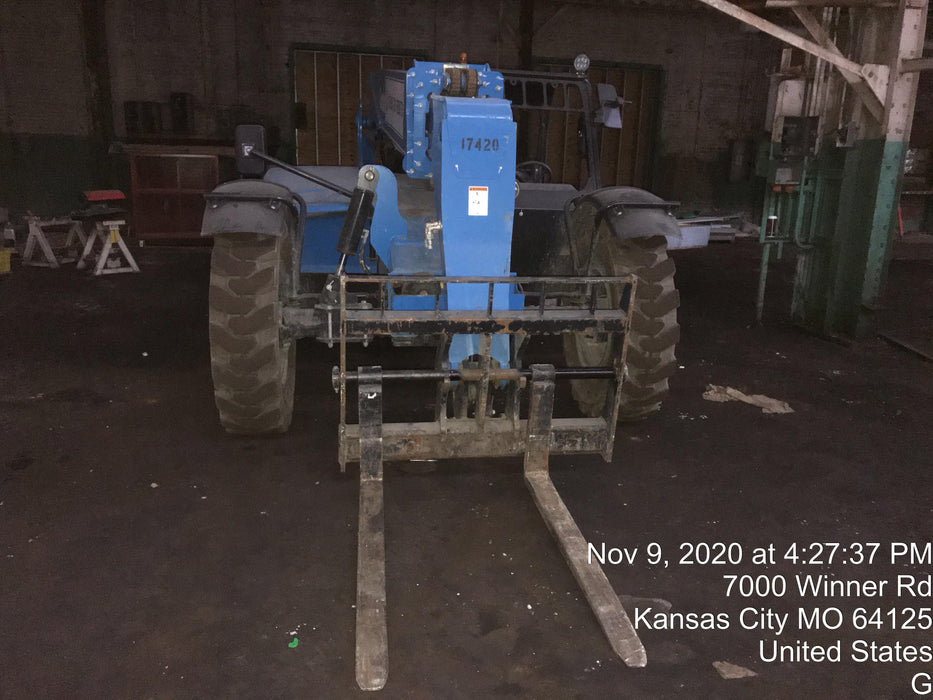 2018 Genie GTH-636 Genie GTH-636 w/Open ROPS, Solid Tires, beacon/work lights, 48" carriage/forks