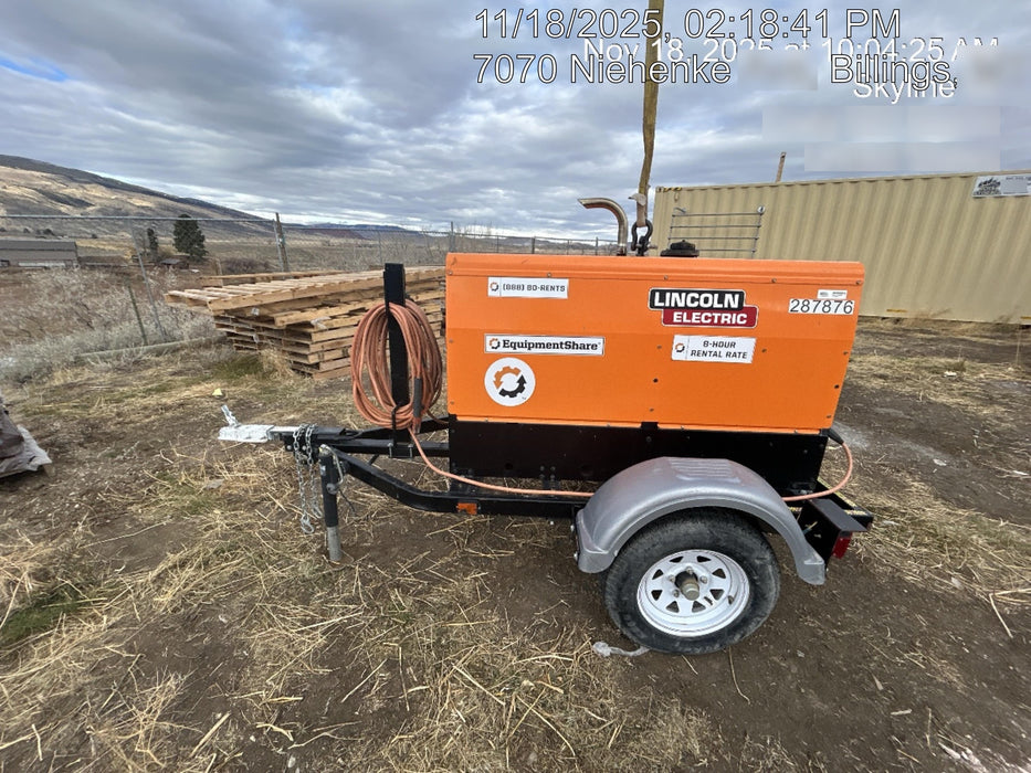 2023 Lincoln Electric LE400 Kubota V1505, Trlr, Cable Rack, Light Kit, ES Decals, T3