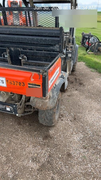 2021 Kubota RTV-X1140W-H Plastic Canopy, Windshield Acrylic Clear, LED Strobe Light, Wire Harness Kit, Back up Alarm