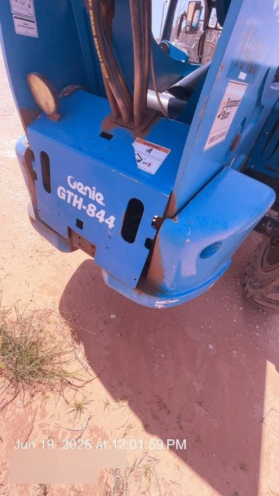 2018 Genie GTH-844 Genie GTH-844 w/Open ROPS, Solid Tires, beacon/work lights, 60" carriage/forks