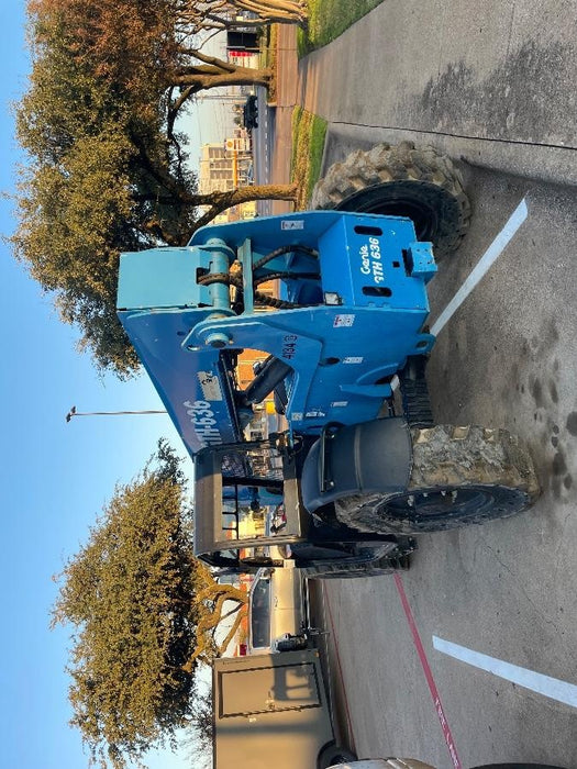 2017 Genie GTH-636 Genie GTH636 Telehandler, 48' Carriage, Solid Tires