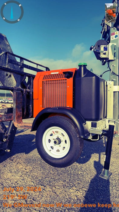 2024 Wanco WLTT-4MM4K Diesel, Deep Sea Controller, Shore Power Plug, Auto Start, (4) 350W LED Floodlights, 4kW Generator, 60 Gal Fuel Tank, 2" Ball, T3