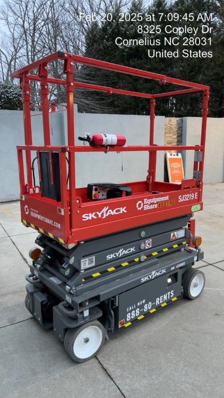 2024 Skyjack SJ3219 Electric Drive, Sld NM Tires, DBcns, RFRails, Power to Platform, T3 + Access Control