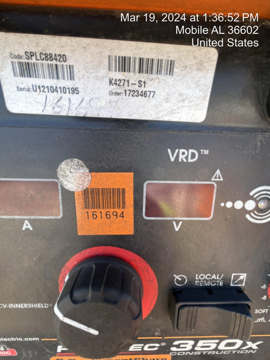 2021 LINCOLN ELECTRIC FLEXTEC 350X