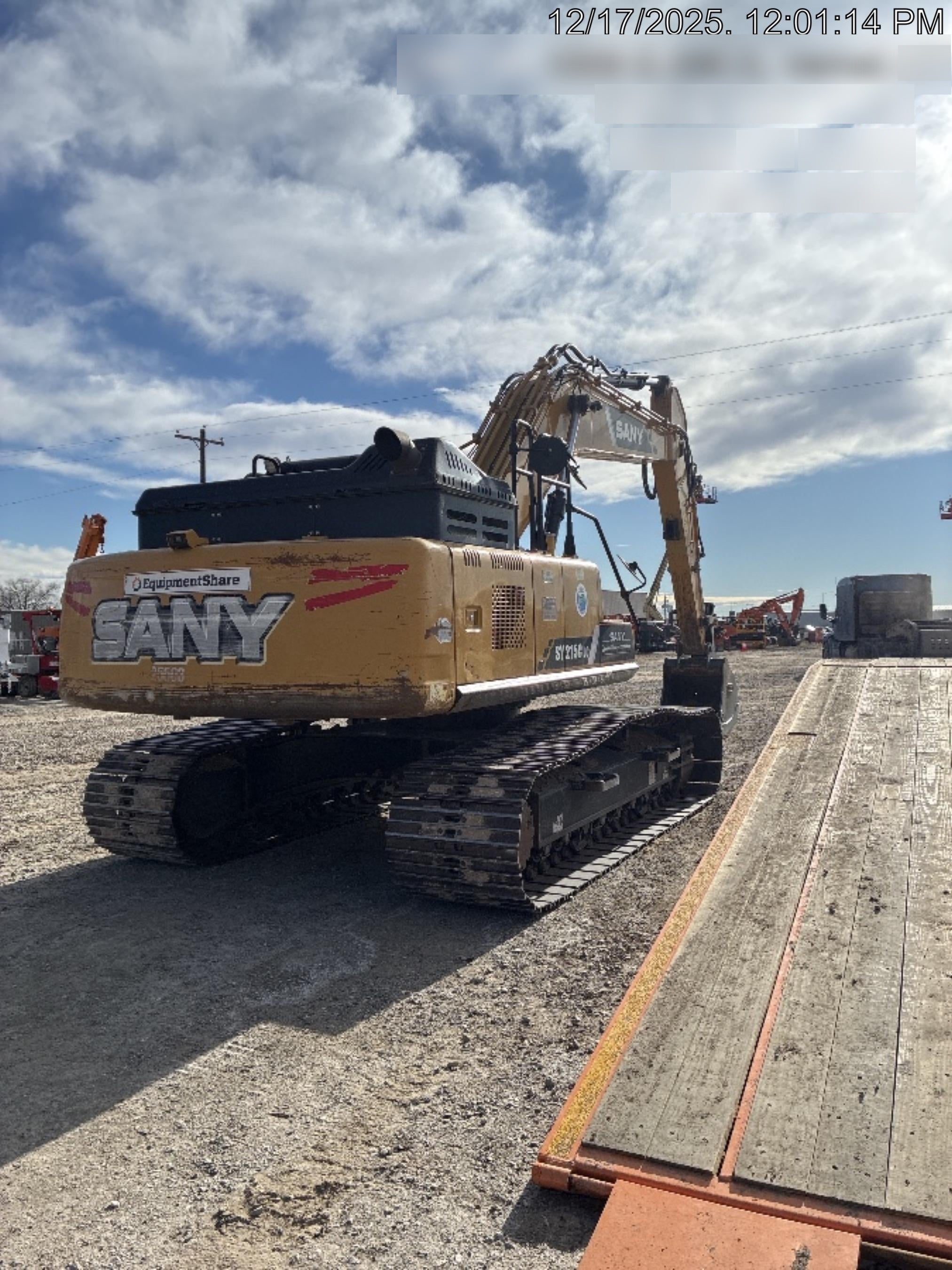 2019 SANY SY215