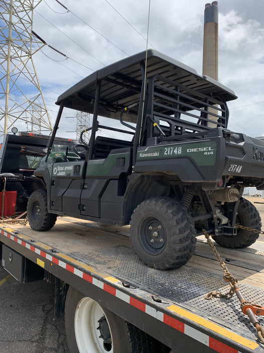 2019 Kawasaki Mule Kawasaki Mule 4x4 Diesel UTV w/Hard Top, Windshield, Beacon, Backup Alarm, ES Keypad/Hardware Installed