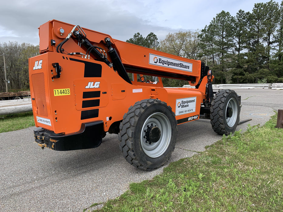 2020 Skytrak 8042 74 Hp, FF Tires, Work Lights, Beacon, Aux Hydraulics, Back up Alarm, Lifting Eye, ES Decals