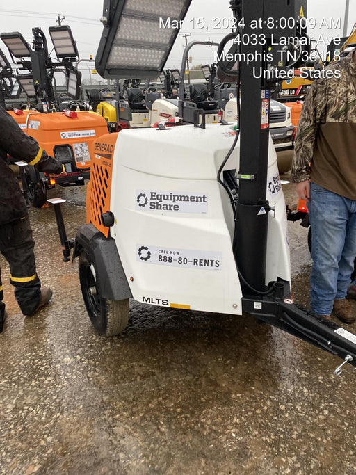 2024 Generac MLT2 Diesel, Flex Switch 120V Input, Powerzone Controller, 
(4) 320W LED Lights, 4kW Generator, 39.9 Gal Fuel Tank, 2" Ball, T3