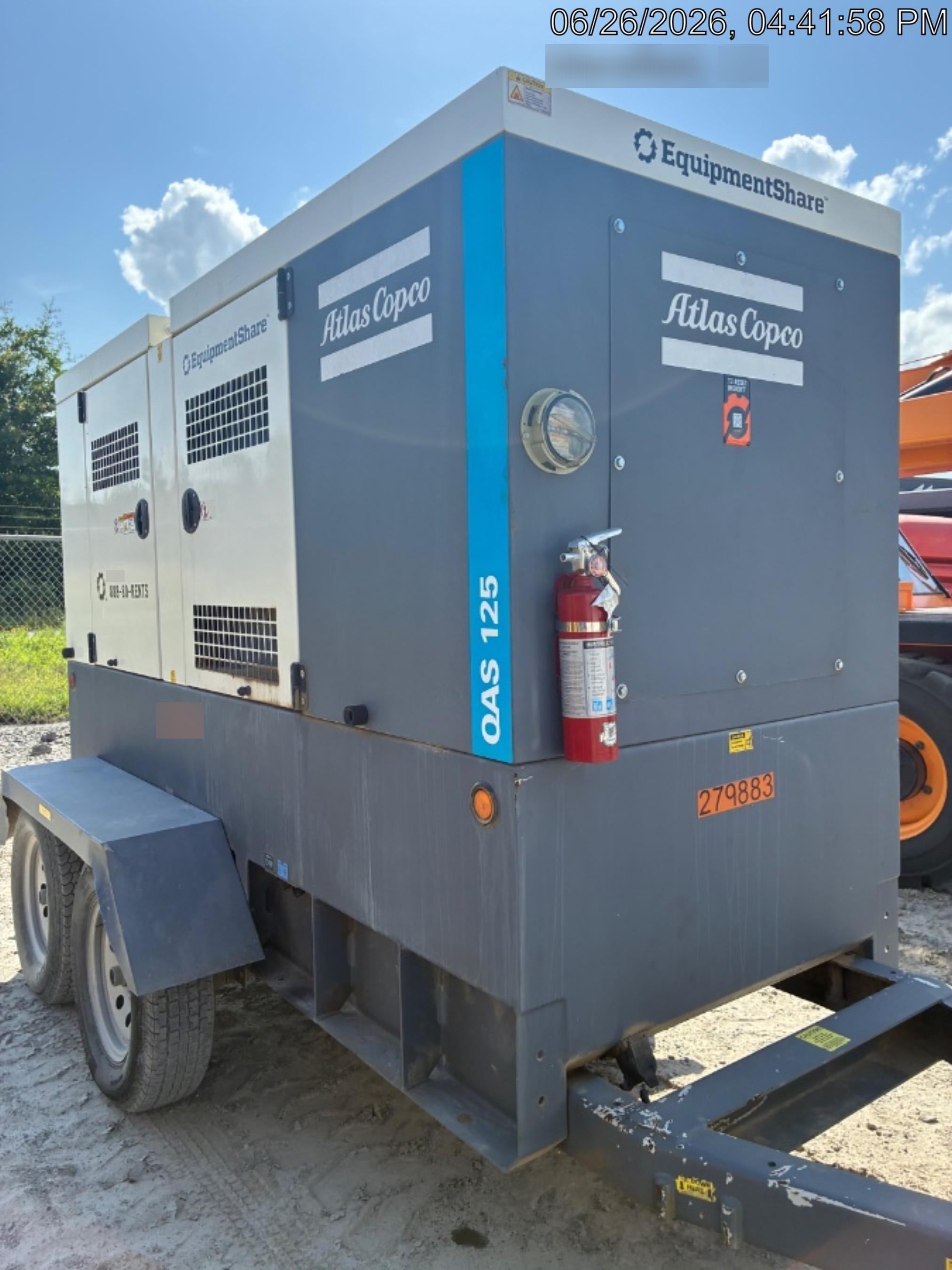 2022 ATLAS COPCO QAS 125
