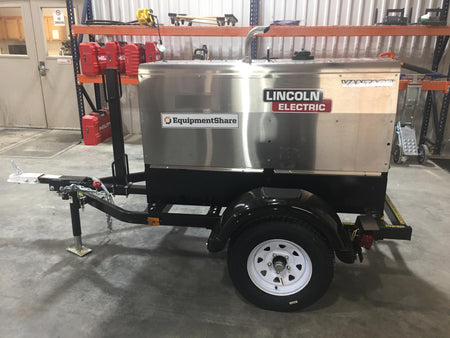 2019 Lincoln Electric Vantage 322 Ready-Pak 3, Two Wheel Trailer, Fender and Light Kit, Cable Rack