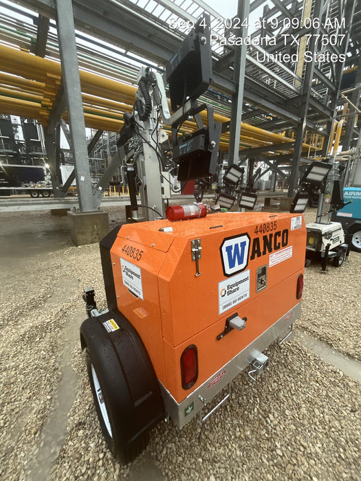 2024 Wanco WLTT-4MM4K Diesel, Deep Sea Controller, Shore Power Plug, Auto Start, (4) 350W LED Floodlights, 4kW Generator, 60 Gal Fuel Tank, 2" Ball, T3