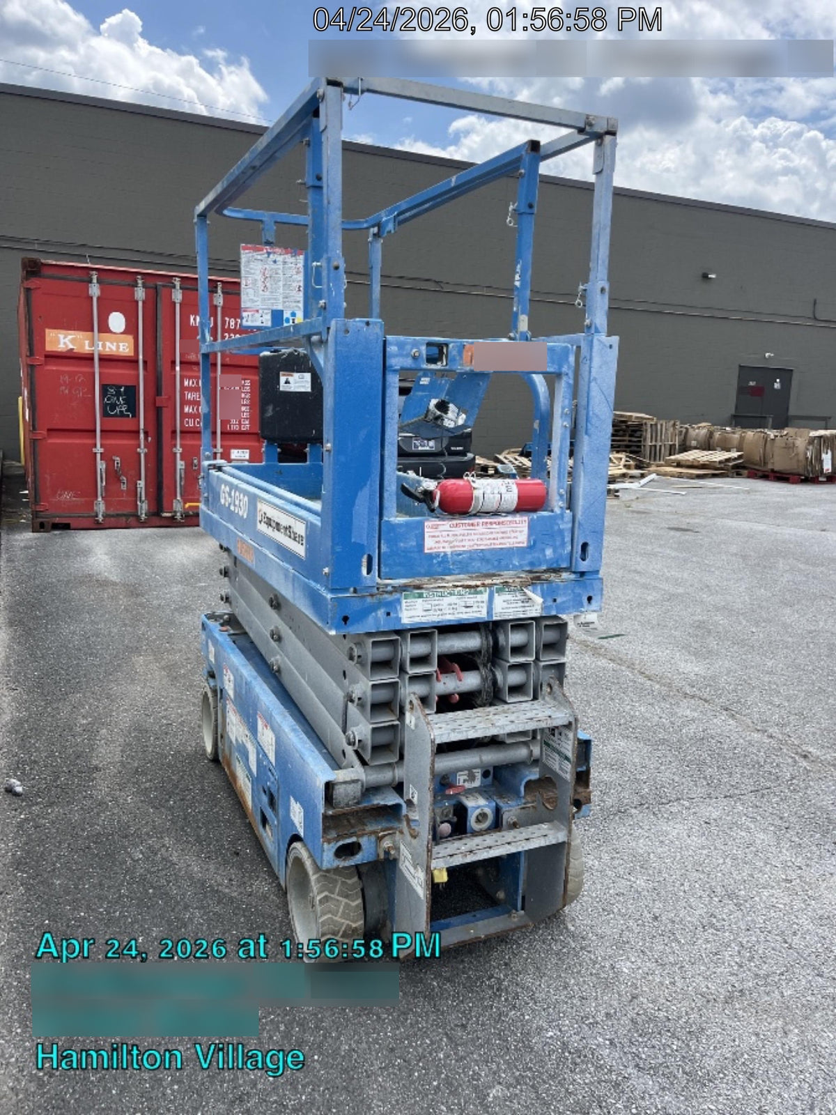 2020 Genie GS-1930 Solid Non Marking Tires, Beacon, Folding rails with half height swing gate