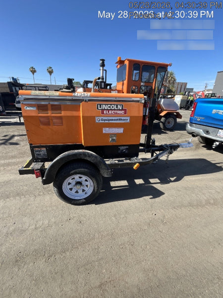 2022 Lincoln Electric LE400 Kubota V1505, Trlr, Cable Rack, Light Kit, ES Decals, T3