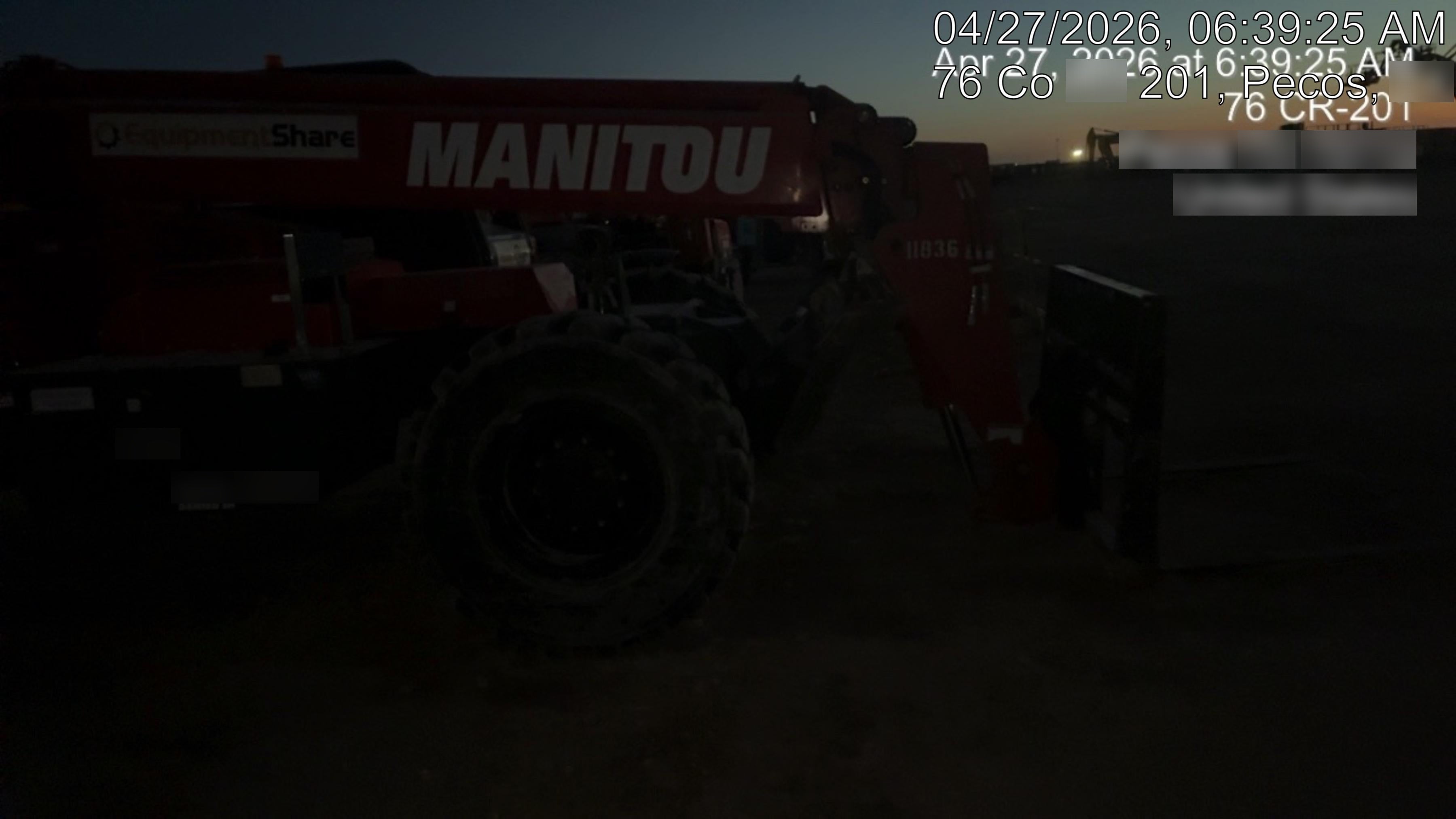 2018 Manitou MTA10055 Manitou MTA10055 - Canopy, Worklights, Beacon, 66" Carriage, 60" Forks, Solid Tires, Aux Hydraulics