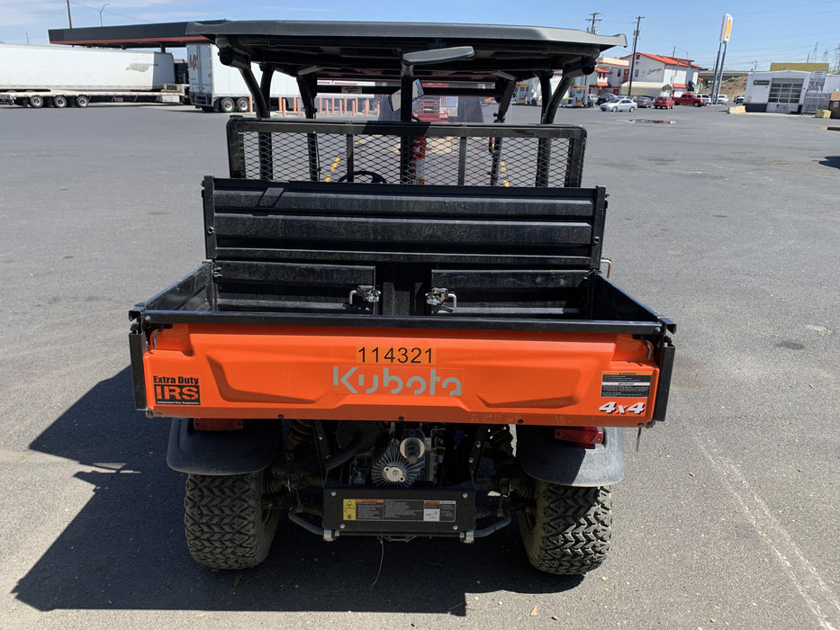 2020 Kubota RTV-X1140W-H Canopy, 4-Seater, Diesel, Windshield Acrylic Clear, Strobe Light, Backup Alarm