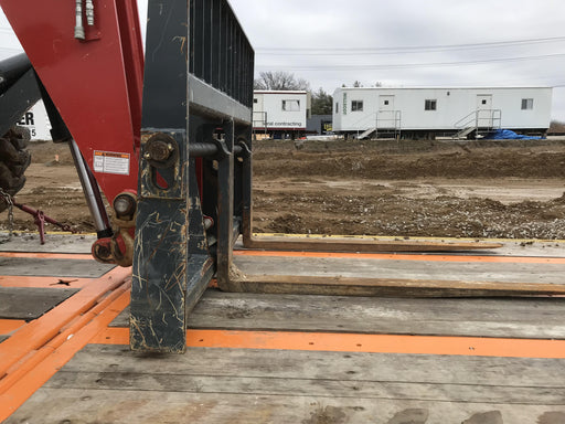 2018 Manitou MTA10055 Manitou MTA 10055 w/Cab/Heat/AC, Work Lights/Strobe, Aux Hyd, Solid Tires, Lift Hook, 66" Carriage, 60" Forks