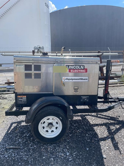 2019 Lincoln Electric Vantage 322 Welder Ready-Pak 3, Two wheel trailer, Fender and Light kit, Cable Rack