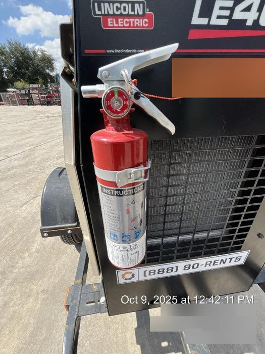 2024 Lincoln Electric LE400 Kubota V1505, Trlr, Cable Rack, Light Kit, ES Decals, T3