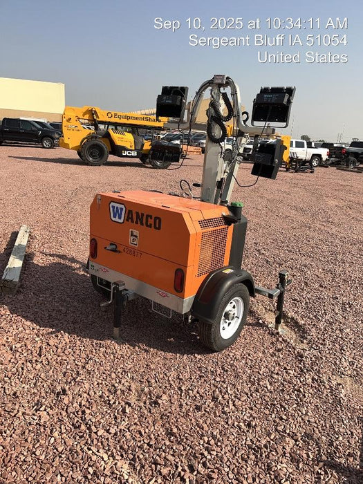 2024 Wanco WLTT-4MM4K Diesel, Deep Sea Controller, Shore Power Plug, Auto Start, (4) 350W LED Floodlights, 4kW Generator, 60 Gal Fuel Tank, 2" Ball, T3