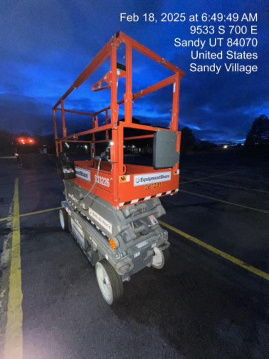 2022 Skyjack SJ3226 Hyd Drive, Sld NM Tires, DBcns, EST