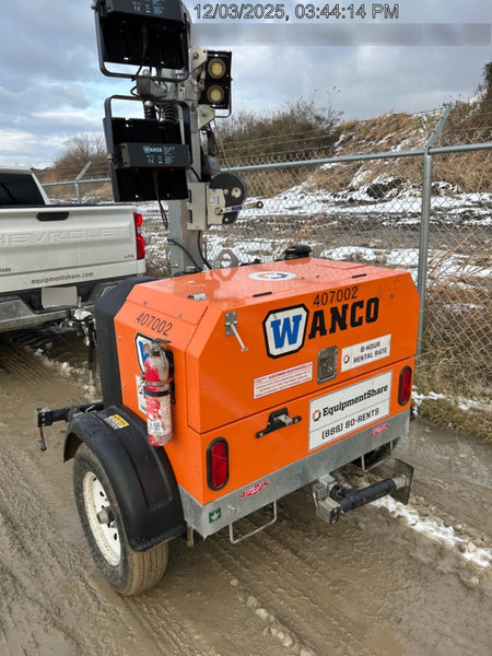 2024 Wanco WLTT-4MM4K Diesel, Deep Sea Controller, Shore Power Plug, Auto Start, (4) 350W LED Floodlights, 4kW Generator, 60 Gal Fuel Tank, 2" Ball, T3