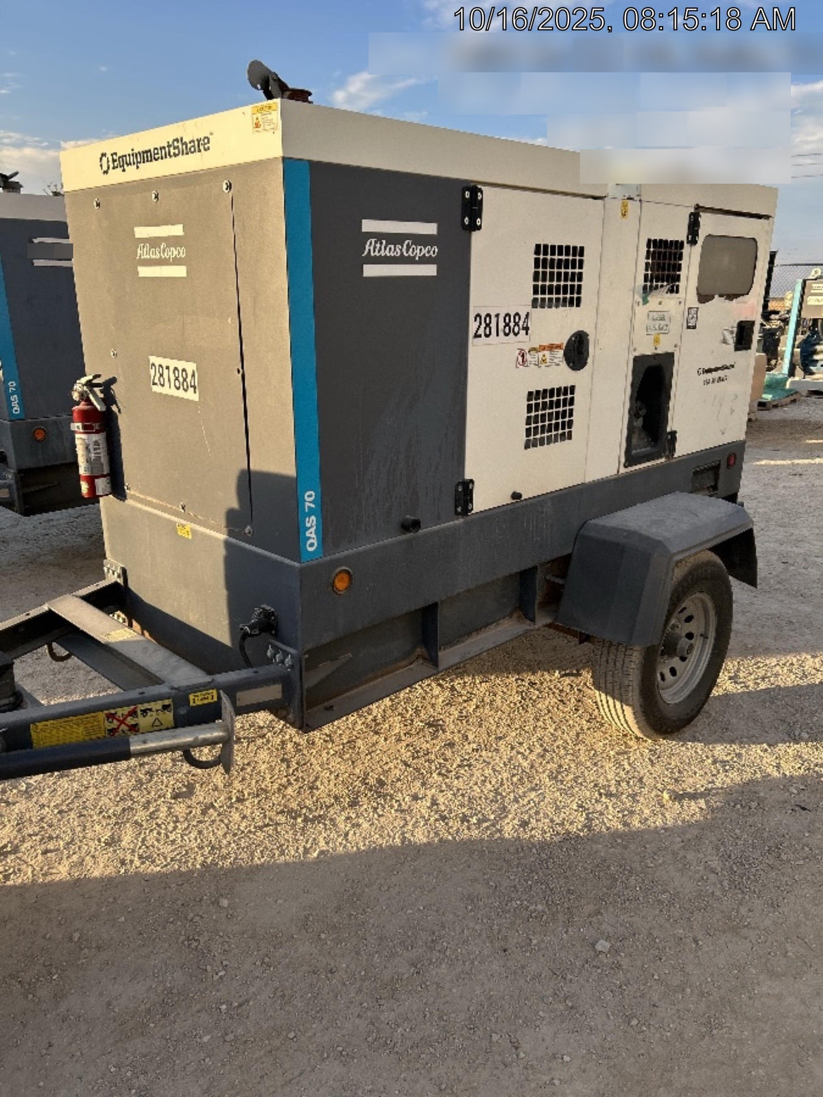 2022 ATLAS COPCO QAS 70