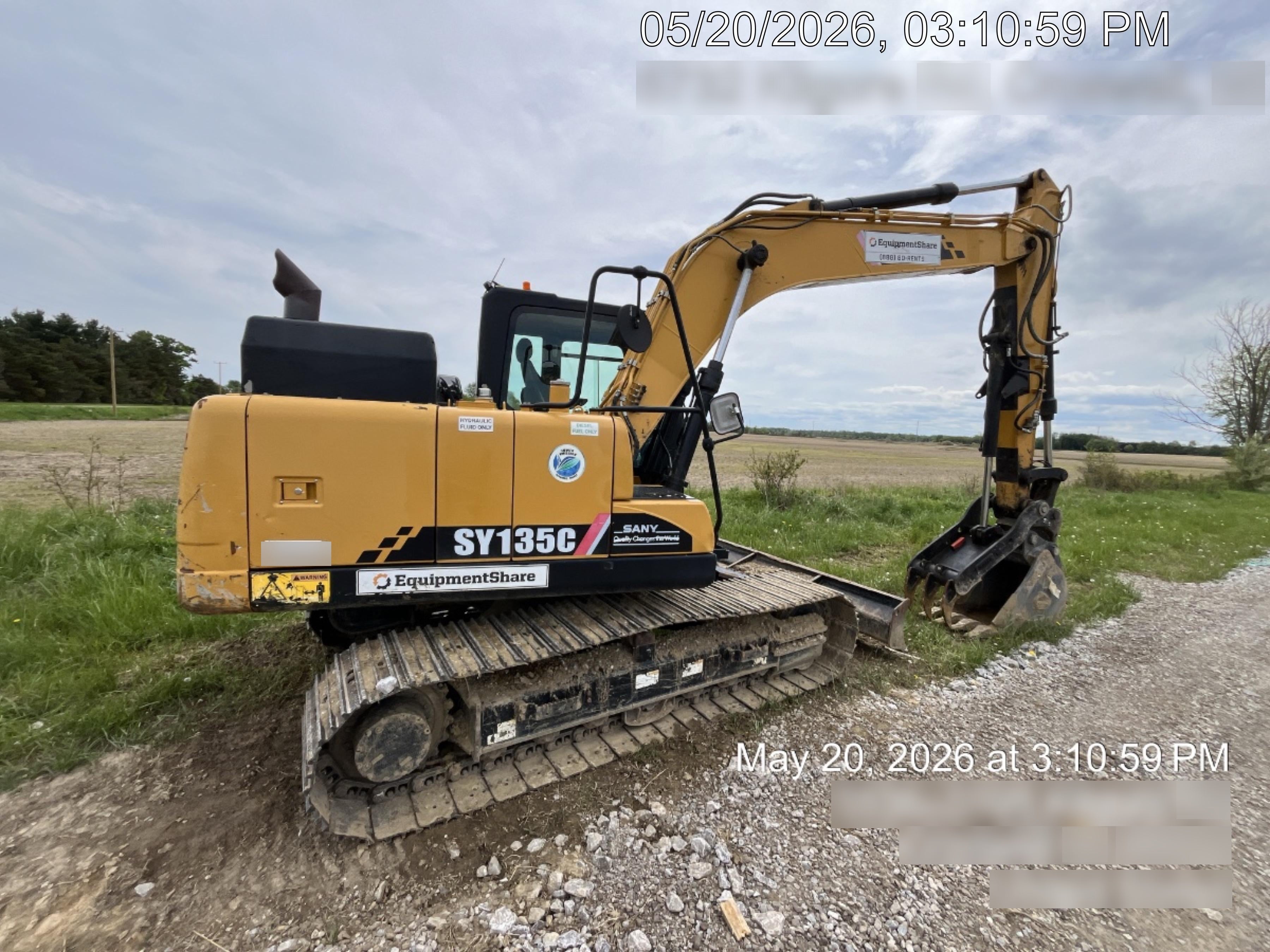 2020 SANY SY135C
