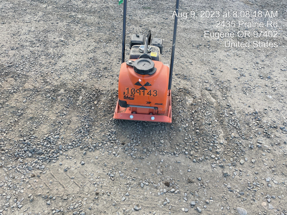 2020 Multiquip MVC82VHW Plate Honda GX160 w/water tank 18 wide