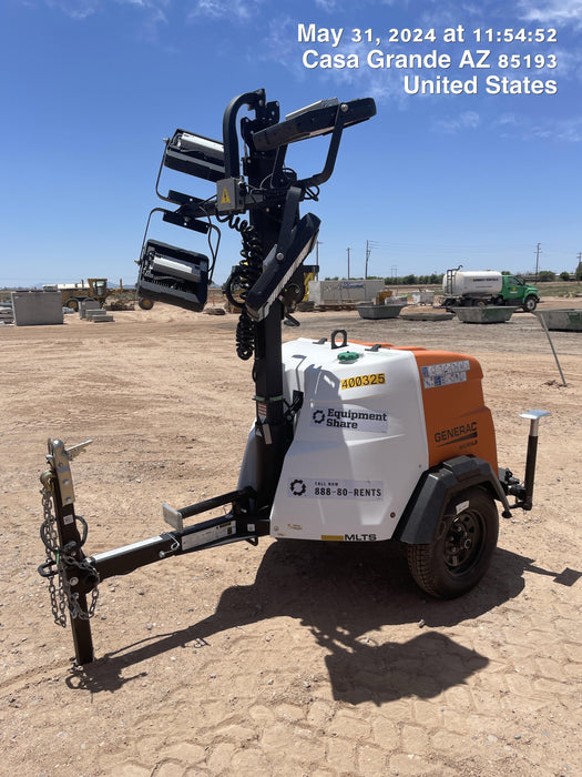 2024 Generac MLT2 Diesel, Flex Switch 120V Input, Powerzone Controller, 
(4) 320W LED Lights, 4kW Generator, 39.9 Gal Fuel Tank, 2" Ball, T3