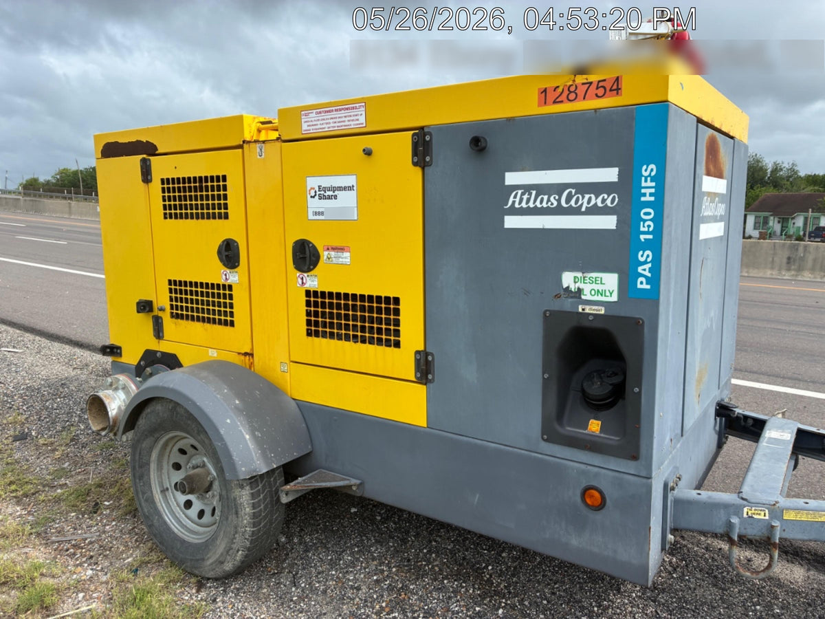 2020 ATLAS COPCO PAS 150 HF CS Enclosed