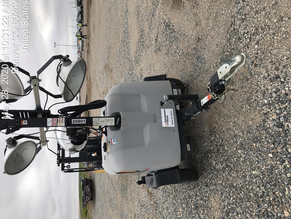 2018 Wacker Neuson LTV6L-MH Wacker Neuson LTV6L Mobile Light Tower w/Fuel Level Sensor Installed
