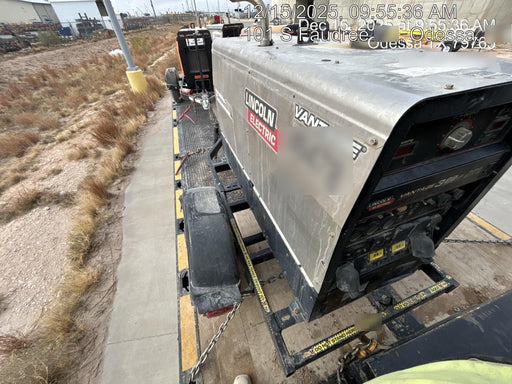 2019 Lincoln Electric Vantage 322 Ready-Pak 3, Two Wheel Trailer, Fender and Light Kit, Cable Rack